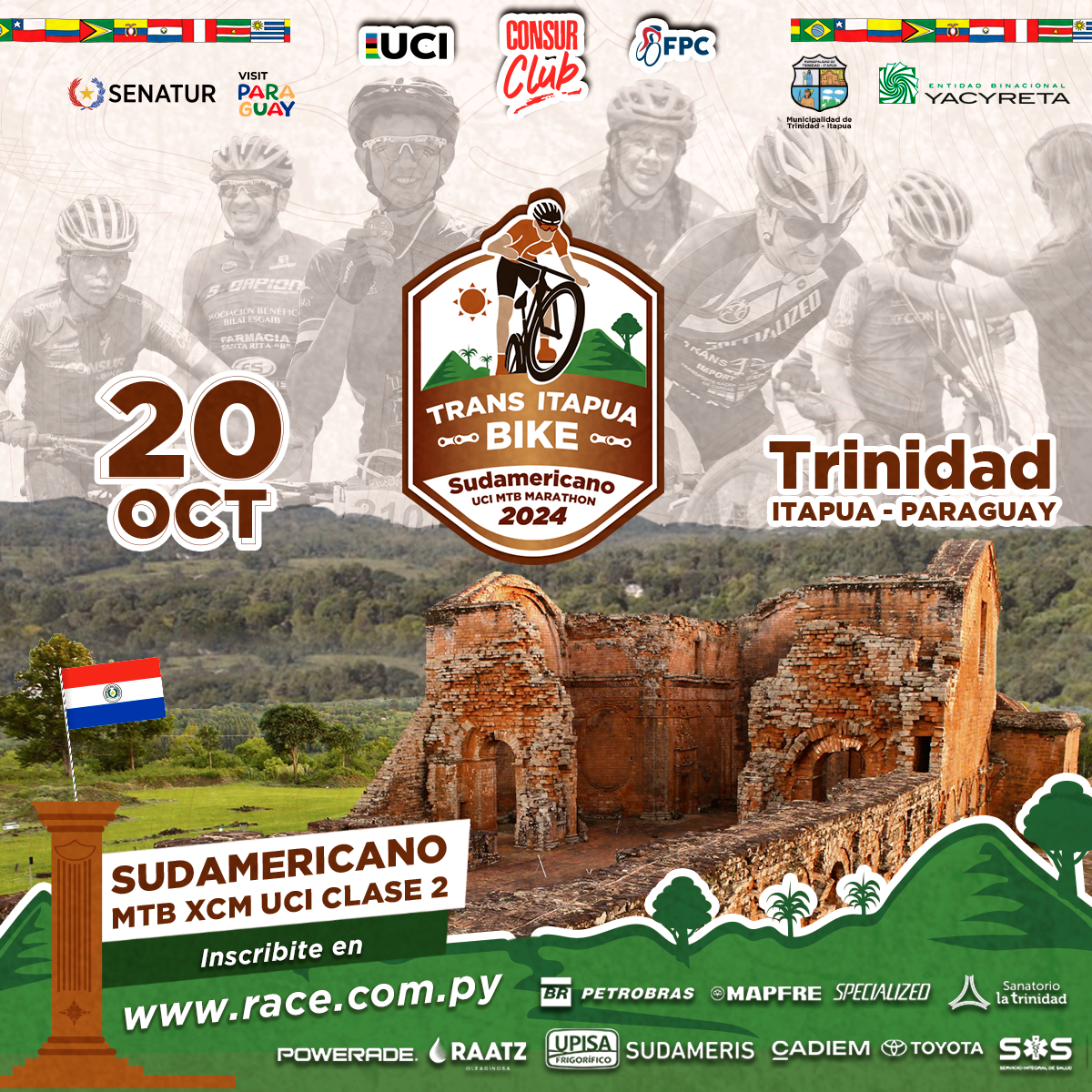 Sudamericano de Mountain Bike XCM TRANS ITAPUA